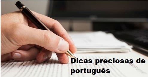 DICAS DE PORTUGUÊS