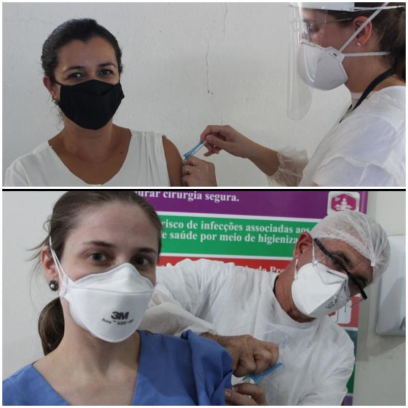 Teve início na tarde desta quarta-feira a vacinação contra a Covid em Guaxupé