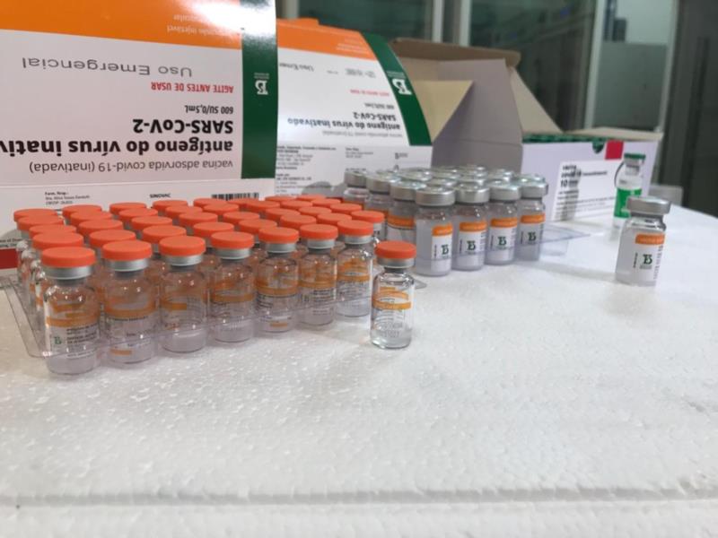 Guaxupé recebe a nona remessa de vacinas contra a Covid-19, totalizando 1150 doses