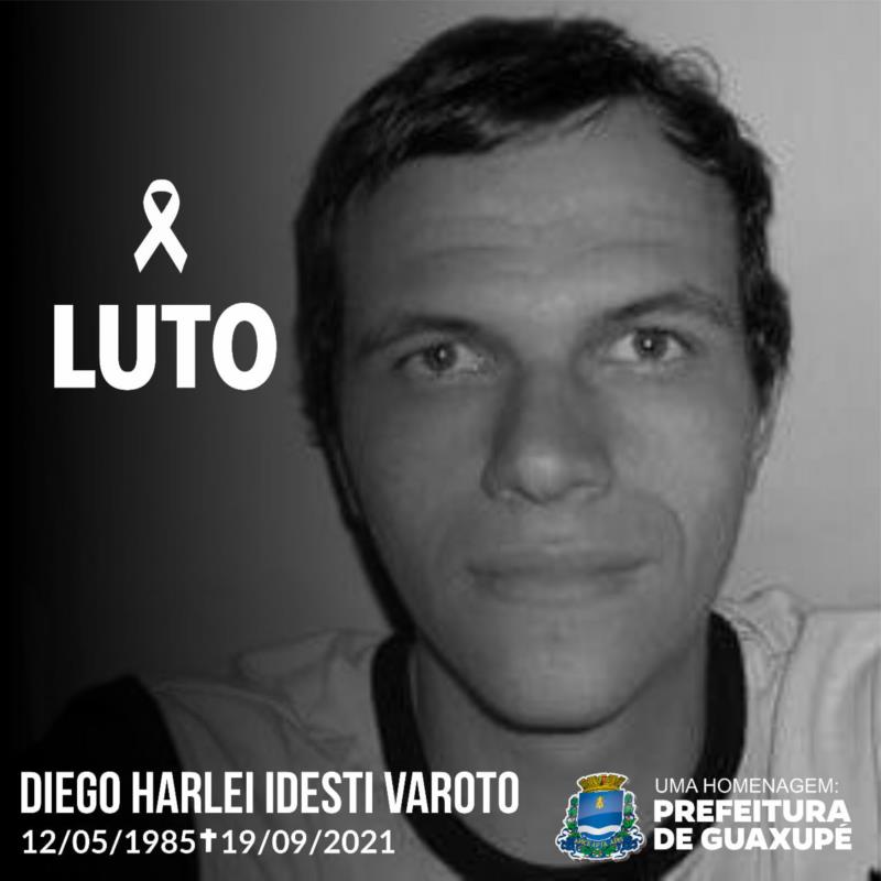 Nota de falecimento - Diego Harlei Idesti Varoto