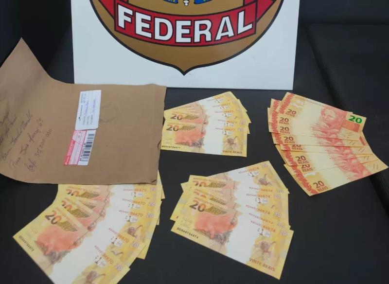 Suspeito de receber R$ 520 em notas falsas pelos Correios é preso pela PF em Guaxupé