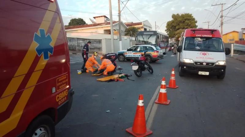 Em Guaxupé, Bombeiros atendem 42º acidente com motocicleta desse ano no Taboão