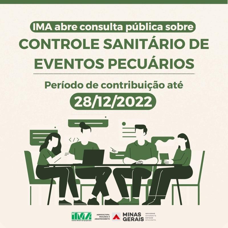 IMA abre consulta pública sobre controle sanitário de eventos pecuários