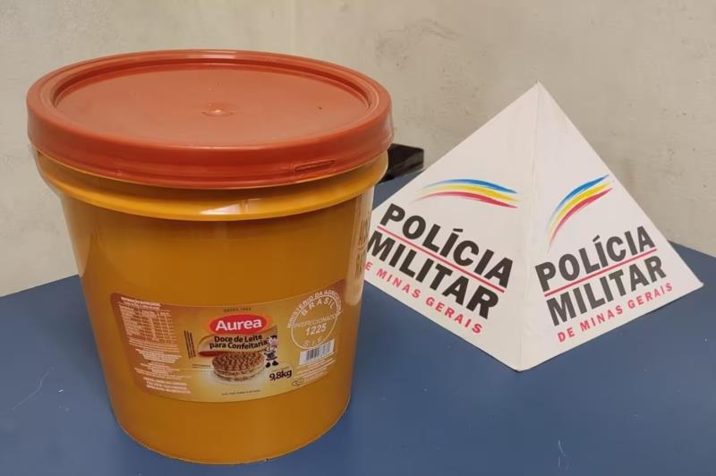 Homem furta 10 kg de doce de leite, tem dificuldade para carregar e é preso no Sul de Minas 