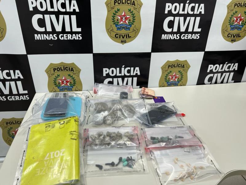 Polícia Civil apreende menor de 17 anos, suspeito de tráfico de drogas, em Guaxupé 