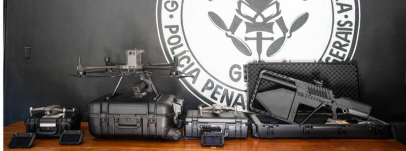 Polícia Penal de Minas utiliza tecnologia contra drones inédita no Brasil 