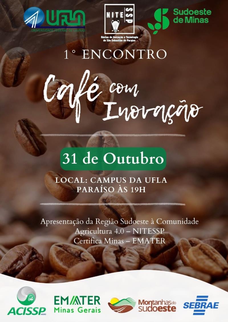 1° Encontro Café com Inovação ocorre na próxima semana em Paraíso 
