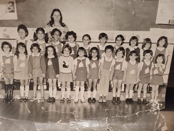 Escola Pingo de Gente, em 1977