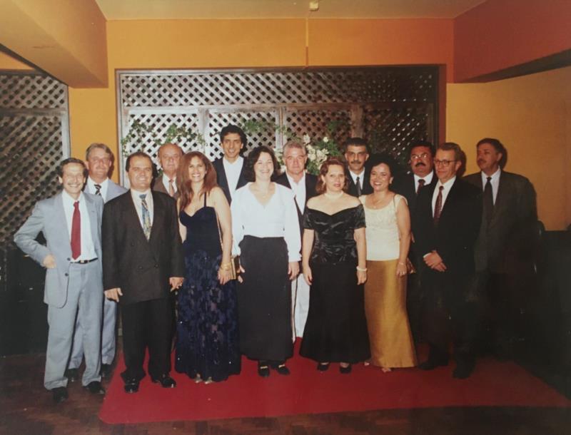 Diretores do Clube Guaxupé na década de 90 