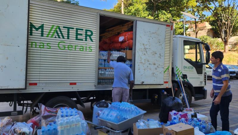 Emater-MG envia novas doações aos atingidos pelas enchentes do Rio Grande do Sul