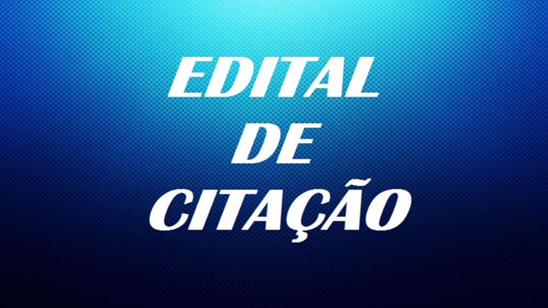 Edital de Citação 